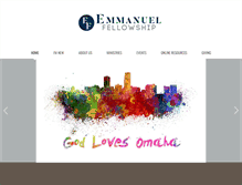 Tablet Screenshot of emmanuelfellowship.com